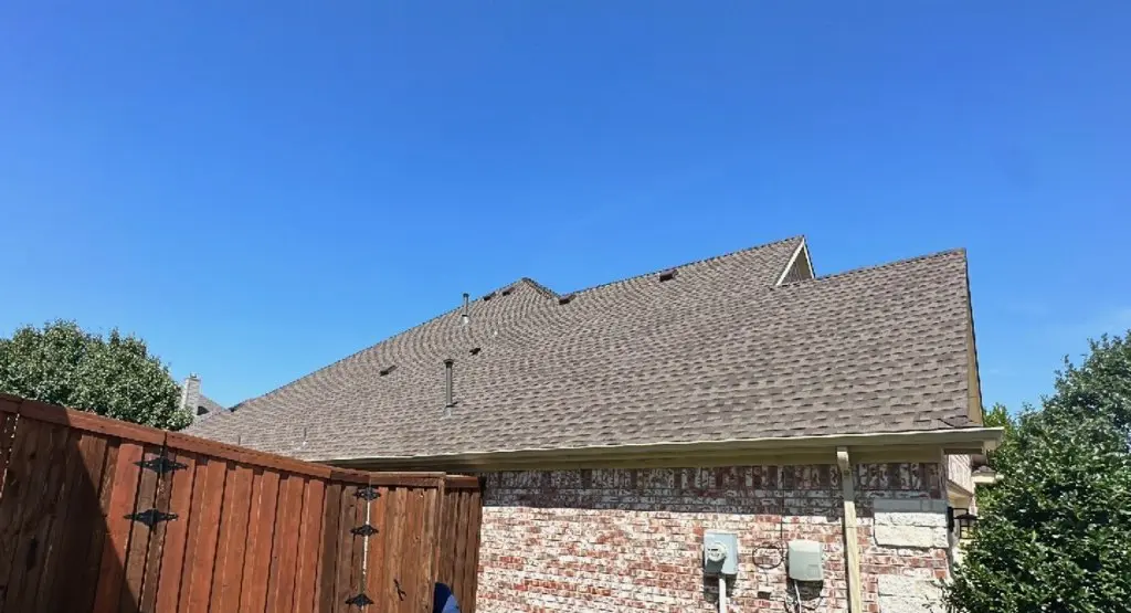 Completed roof replacement project in Victoria
